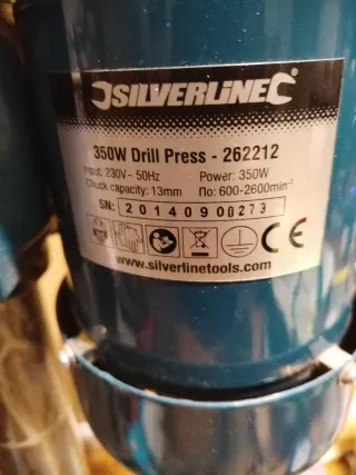 Taladro Columna Silverline 350W