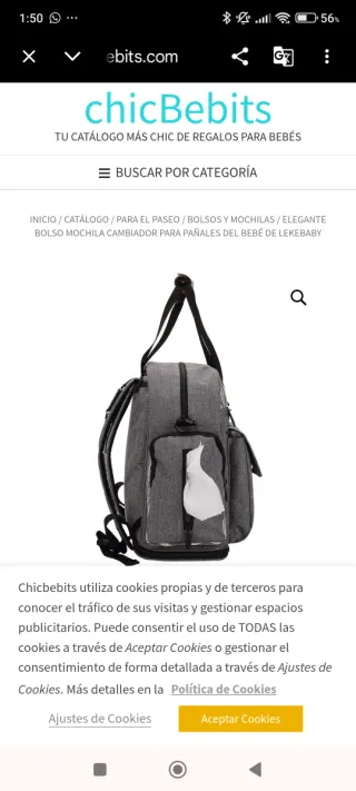 Bolso para carro Lekebaby