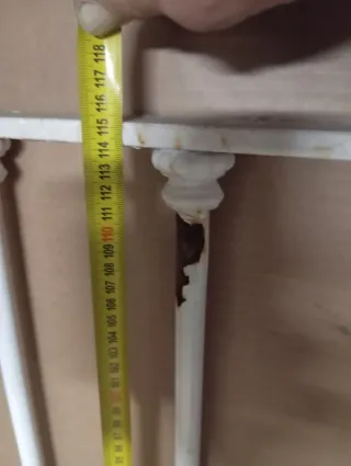 Rejas de hierro blancas