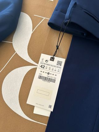 Traje Zara Hombre Azul Nuevo