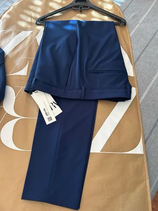 Traje Zara Hombre Azul Nuevo