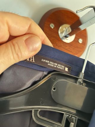 Traje Zara Hombre Azul Nuevo