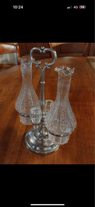 Set Olio Aceto Cristallo