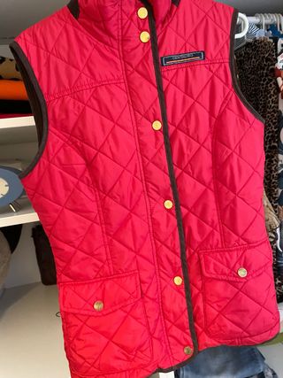 Chaleco acolchado rojo Centauro