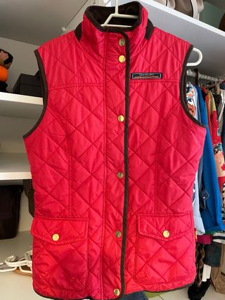 Chaleco acolchado rojo Centauro