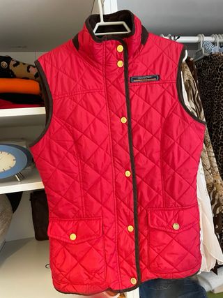 Chaleco acolchado rojo Centauro