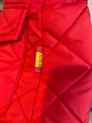 Chaleco acolchado rojo Centauro