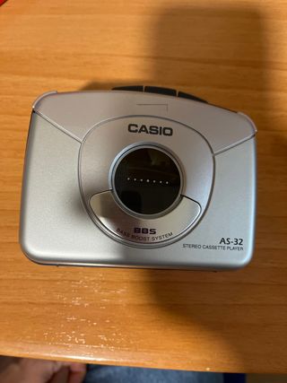 Walkman Casio AS-32 Plata