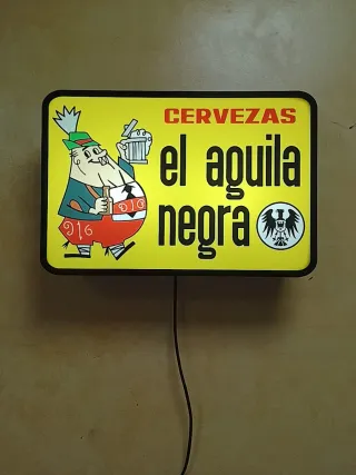 Letrero Luminoso Cerveza Águila Negra