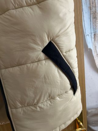 The North Face plumífero beige talla M