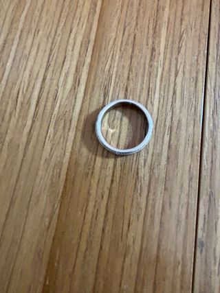 Anillo de compromiso acero inoxidable De hombre