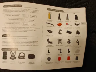 NEEWER Kit de Accesorios para Cámara de Acción