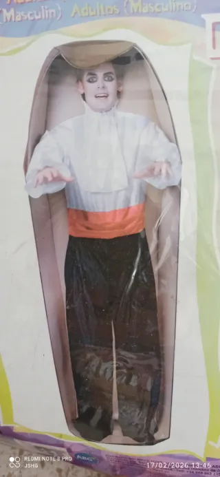 Disfraz Vampiro Adulto Talla Única Tenemos 2 ud.