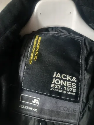 Cappotto uomo Jack & Jones lana nero taglia l