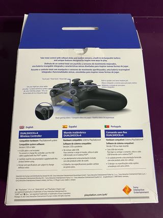 Caja Original Dualshock 4 PS4 Jet Black