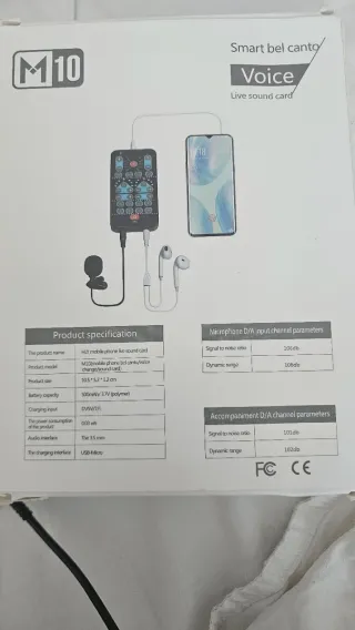 M10 Cambiador de Voz Portátil