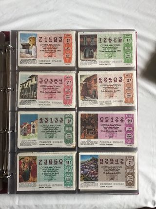 Décimos de lotería nacional