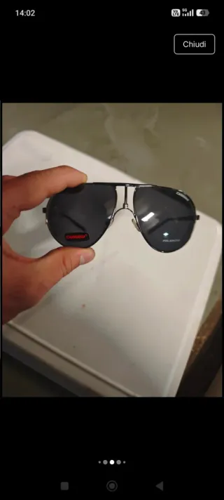 Occhiali Carrera Uomo Vintage Nero/Grigio