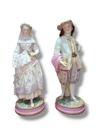 Figuras de porcelana antiguas