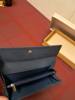 Cartera Portofino Collection Azul/Gris