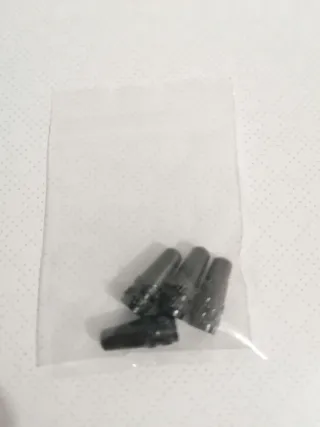 Tapones Válvula Presta Aluminio Negro (4 uds)