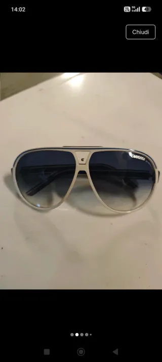 Occhiali Carrera Uomo Vintage Blu/Bianco