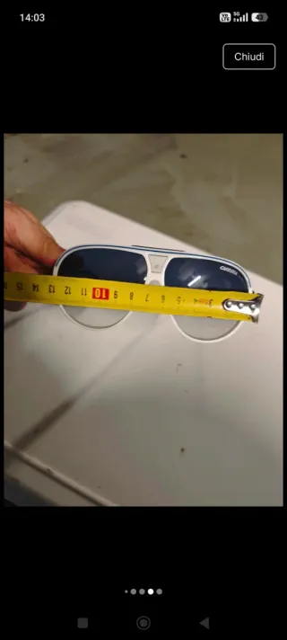 Occhiali Carrera Uomo Vintage Blu/Bianco