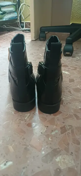 Botines Zara Negros Talla 39 Nuevos