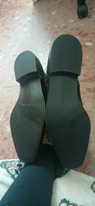 Botines Zara Negros Talla 39 Nuevos