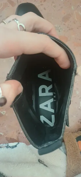 Botines Zara Negros Talla 39 Nuevos