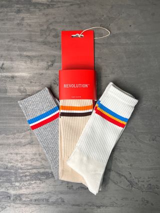 Pack 3 pares calcetines Revolution
