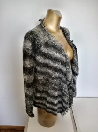 Cardigan Silvian Heach asimmetrico sfrangiato XS