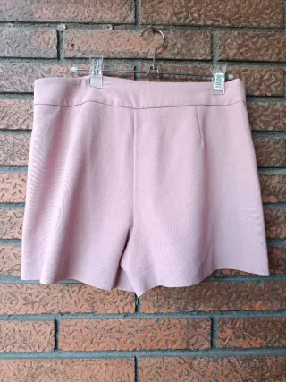 Falda pantalón Stradivarius rosa