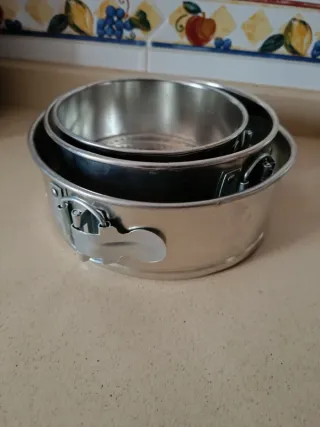 Juego 3 moldes desmontables