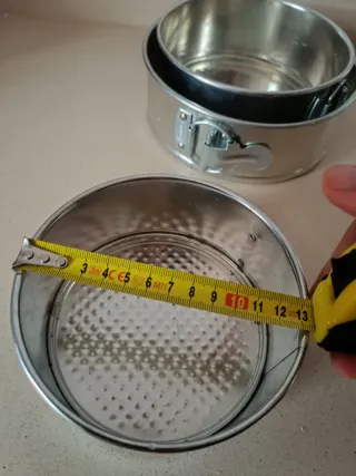 Juego 3 moldes desmontables