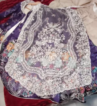 Vestido Fallera Morado Talla Única