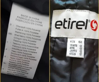 Pantaloni Ski Snowboard Etirel tgXS cm152 12 anni