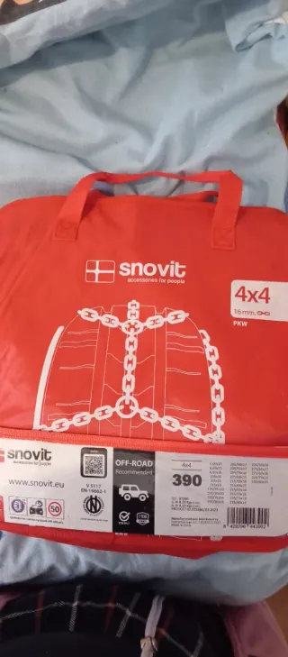 Cadenas para nieve Snovit 4x4 16mm