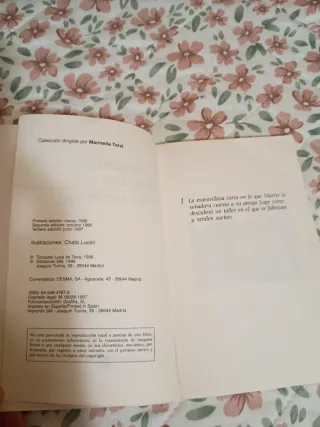 Libro lectura : El fabricante de sueños.