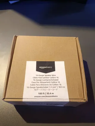 Cable Altavoz Amazon Basics 100ft/30.4m