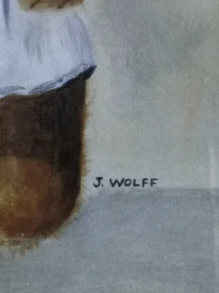 Quadro Orsetto J. Wolff