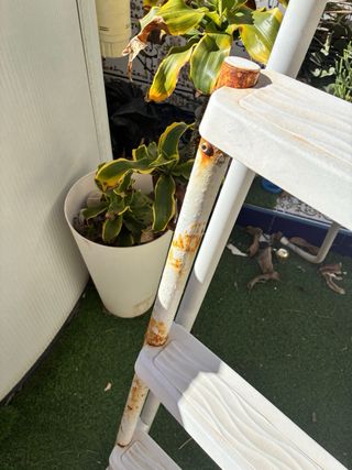 Escalera Piscina Elevada 1.20m Metal/Plástico