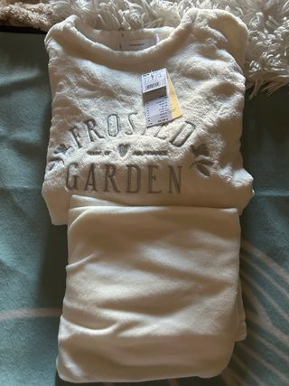 Pijama Coralina Women's Secret Bordado Talla M