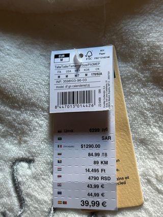 Pijama Coralina Women's Secret Bordado Talla M