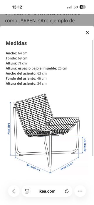 Sillón Ikea