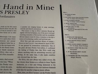 ELVIS PRESLEY lote 3 vinilos LP his hand in mine..