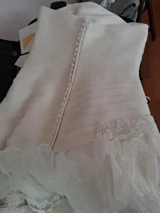 Vestido Novia Rosa Clara Talla S