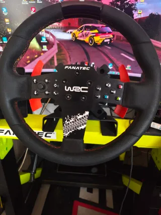 Base Fanatec ClubSport V2.5, Aro WRC y Pedales CSL