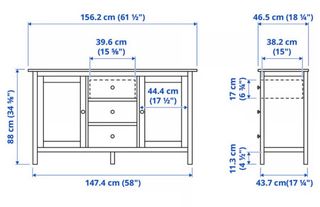 Aparador Cómoda Hemnes Ikea Blanca