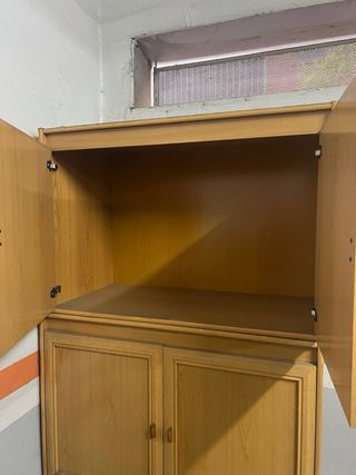 Armarios de madera 3 piezas